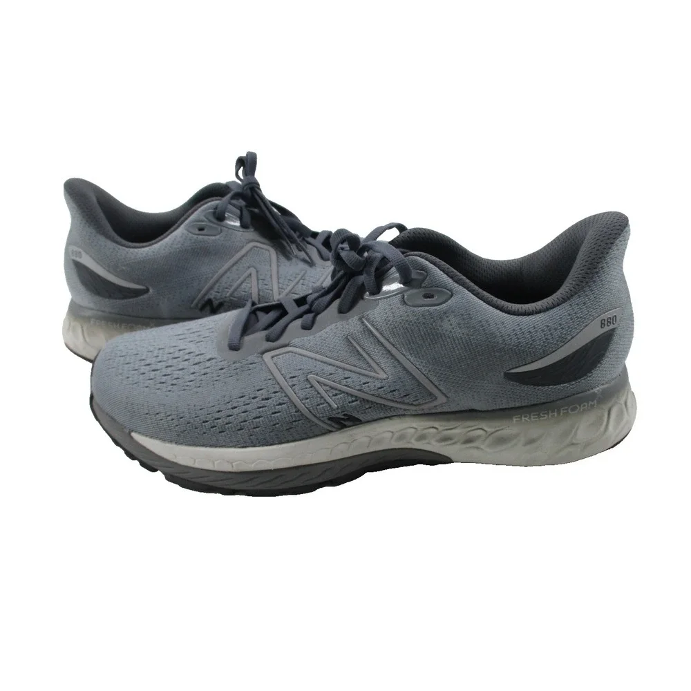 New Balance Mens Fresh Foam 880v12 Size‎ 9.5-10D Steel Grey Running Shoe M880P12